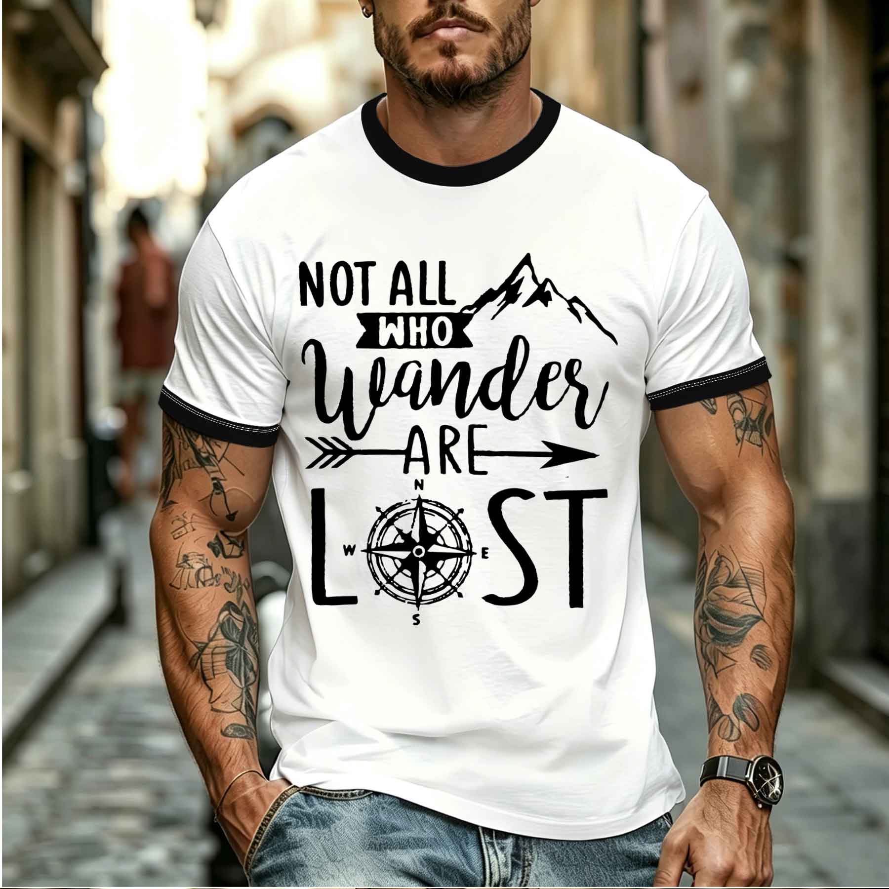 Outdoor Adventure Quotes - 2026년 신모델 티셔츠 하이킹 캠핑 여행을