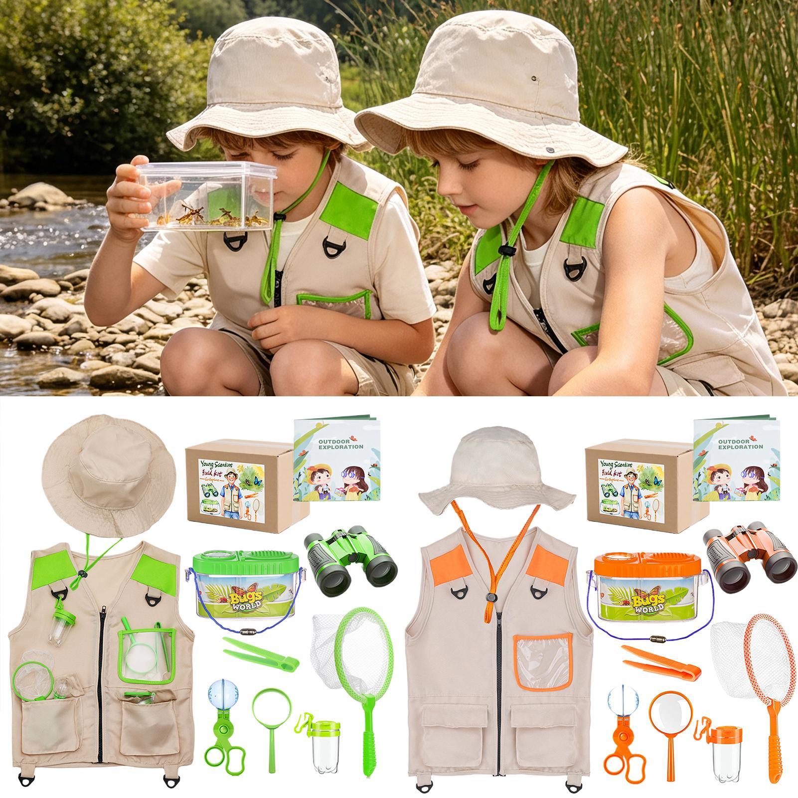 모자가 포함된 어린이 모험 키트 경량 통기성 교육용 장 - Outdoor Adventure Kit For Boys 리뷰 및 가격