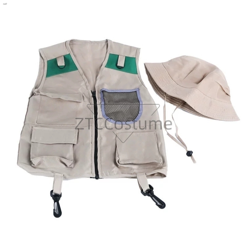 어린이 탐험가 조끼 및 모자 의상 사파리 카고 조끼 남 - Outdoor Adventure Kit For Boys 리뷰 및 가격