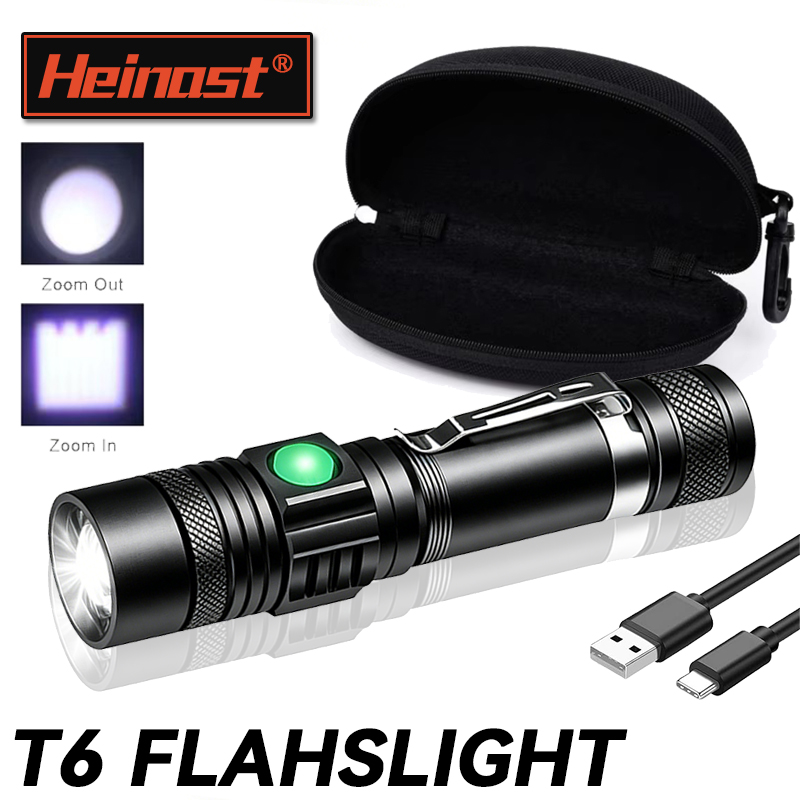 T6 LED 충전식 손전등, 18650 줌이 가능한 토 - Outdoor Adventure Hiking 리뷰 및 가격