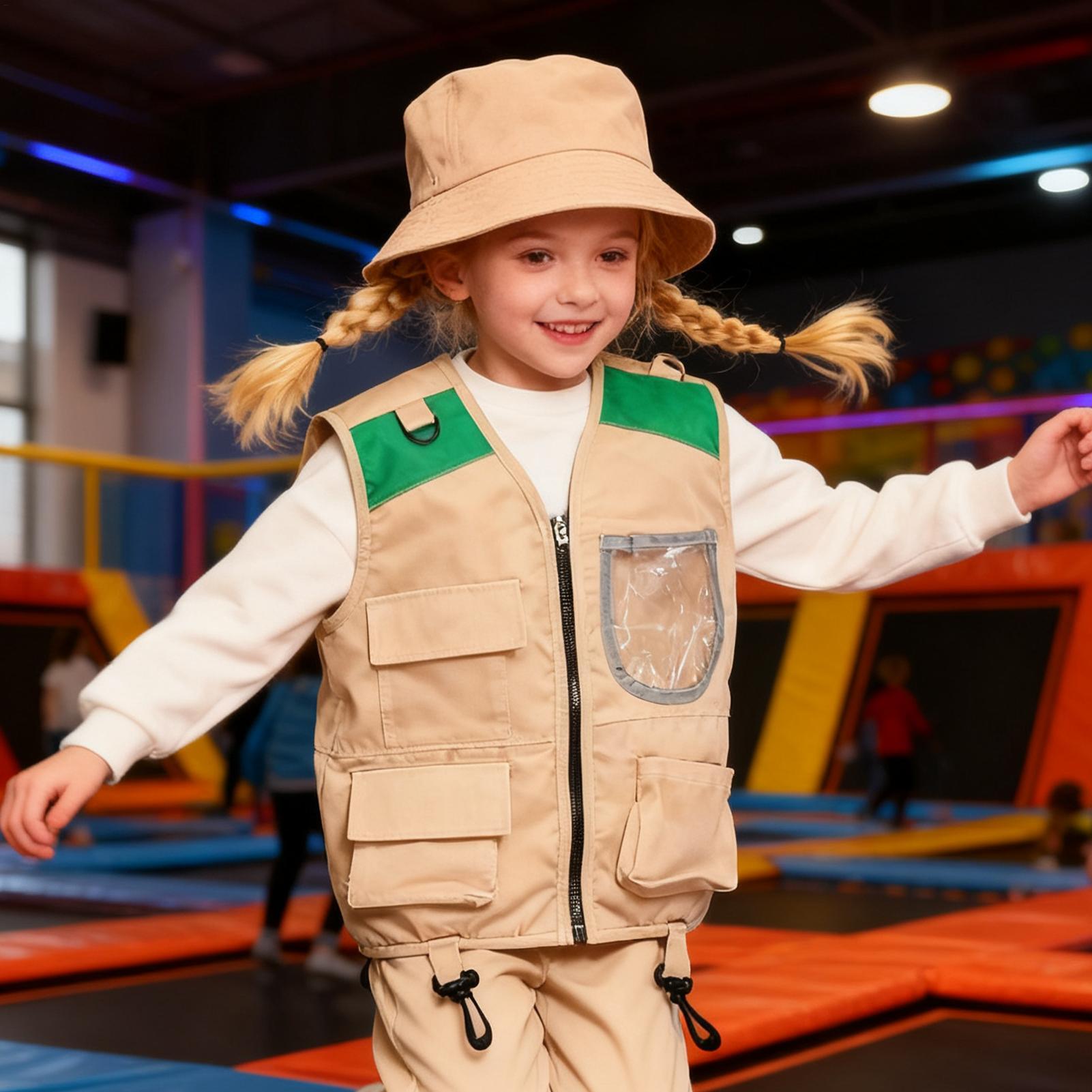 어린이 탐험가 조끼와 모자 할로윈 코스프레 키트 소년  - Outdoor Adventure Kit For Boys 리뷰 및 가격