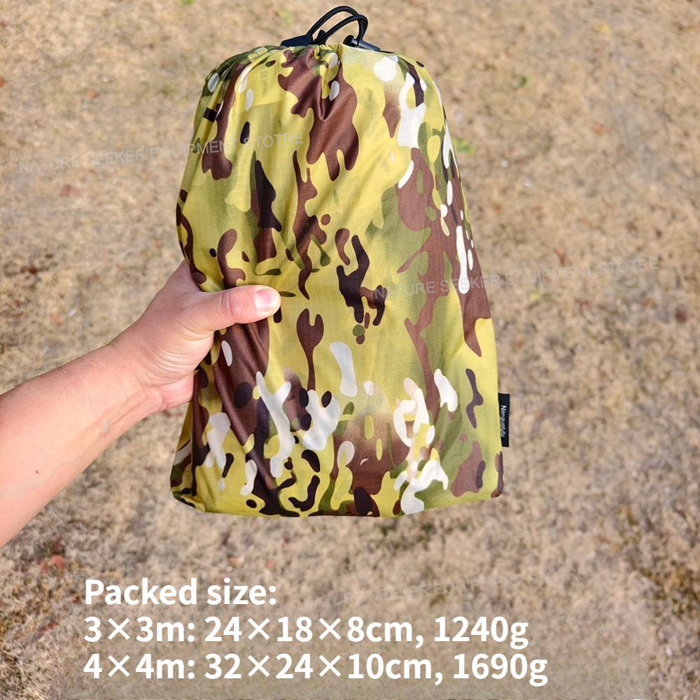 MTP 위장 쉘터 BC 지형 캐노피 3x3/4×4m 생 - Hammock Rain Tarp 리뷰 및 가격