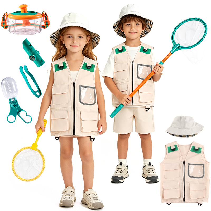 익스플로러 어드벤처 키트 야외 조끼 및 모자 아동복 자 - Outdoor Adventure Kit For Boys 리뷰 및 가격