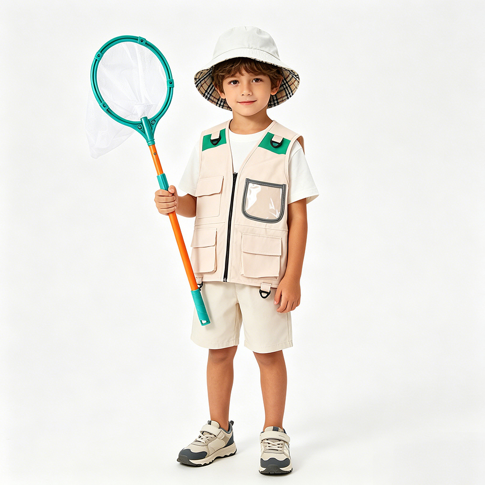 익스플로러 어드벤처 키트 야외 조끼 및 모자 아동복 자 - Outdoor Adventure Kit For Boys 리뷰 및 가격
