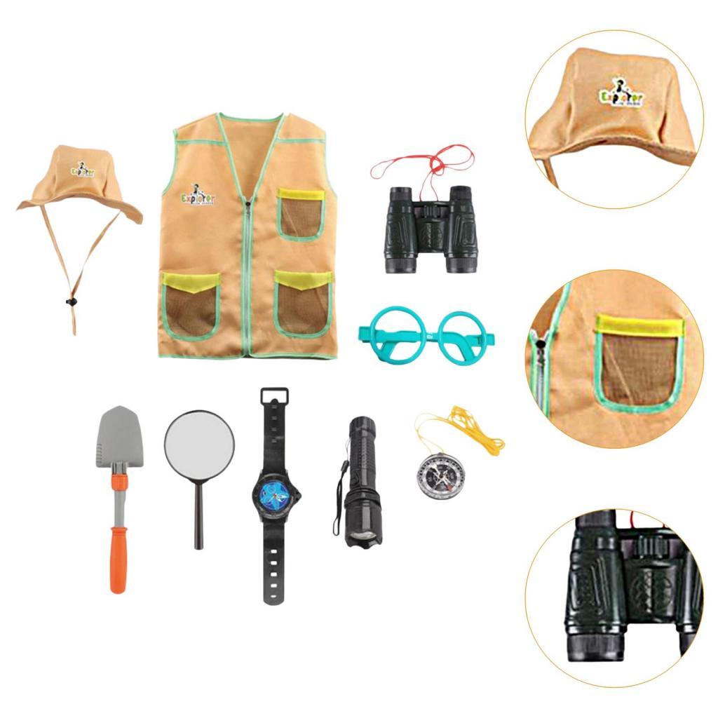 야외 활동 키트 어린이 조끼와 모자 세트 역할놀이 의상 - Outdoor Adventure Kit For Boys 리뷰 및 가격