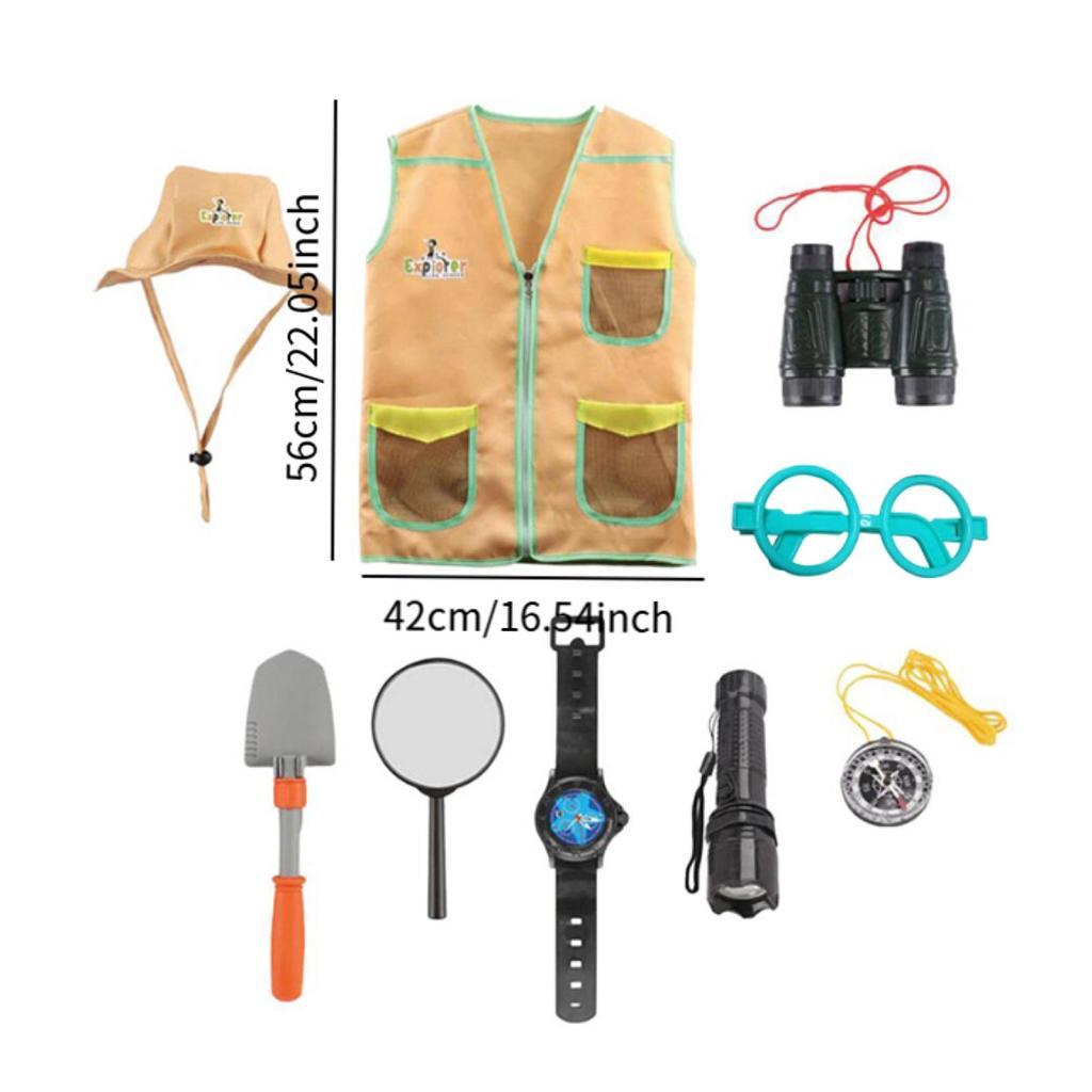 야외 활동 키트 어린이 조끼와 모자 세트 역할놀이 의상 - Outdoor Adventure Kit For Boys 리뷰 및 가격