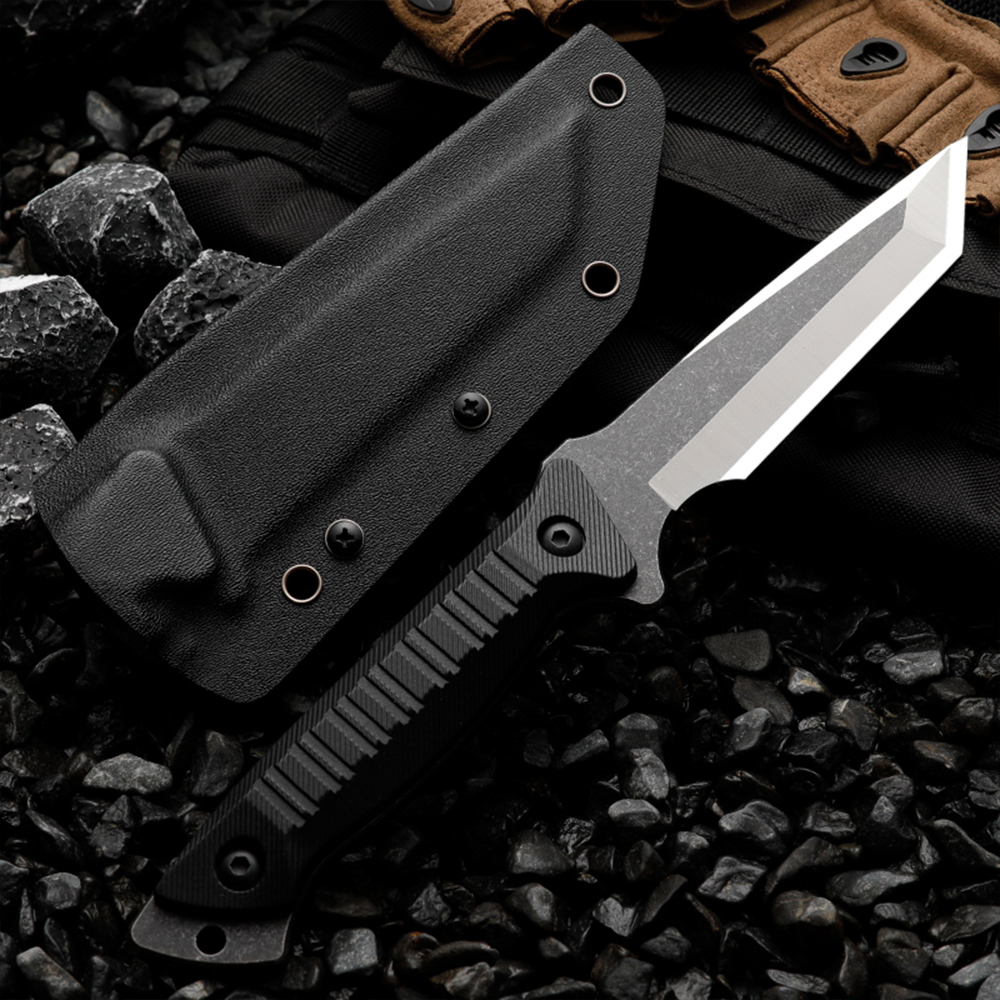 HUANGFU 휴대용 고경도 스틸 야외 칼, 하이킹 캠 - Survival Knife Full Tang 리뷰 및 가격