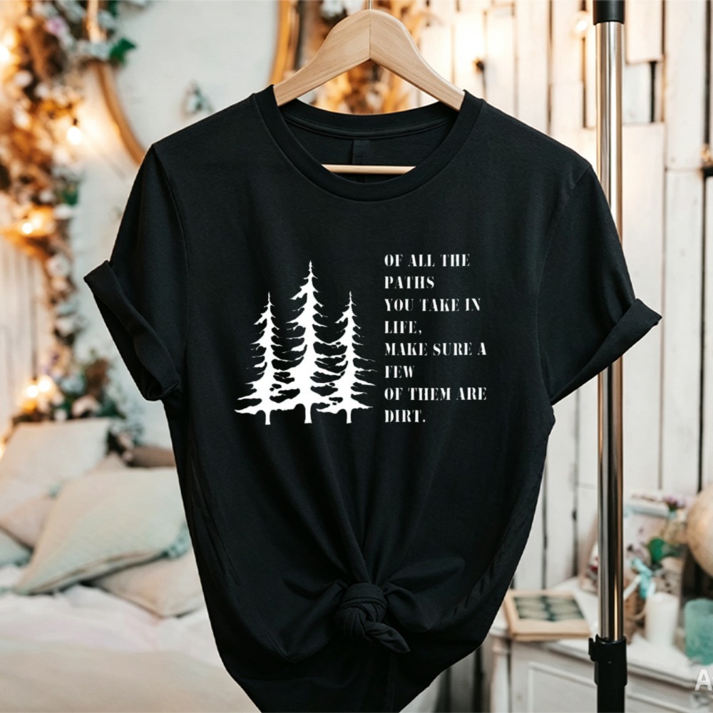 소나무 자연 인용문 야외 모험 그래픽 티셔츠 숲 하이킹 - Outdoor Adventure Quotes 리뷰 및 가격
