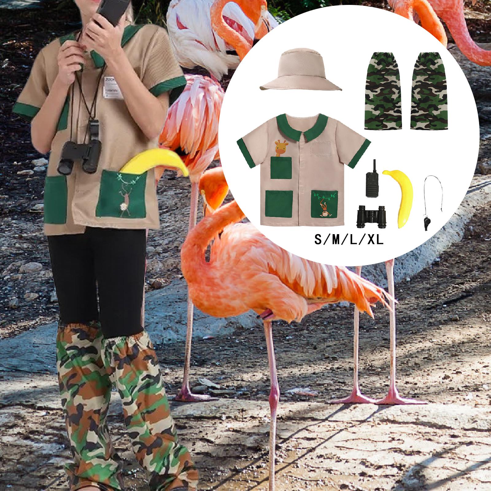 어린이 탐험가 의상 세트 호루라기 망원경 동물원 야외  - Outdoor Adventure Kit For Kids 리뷰 및 가격