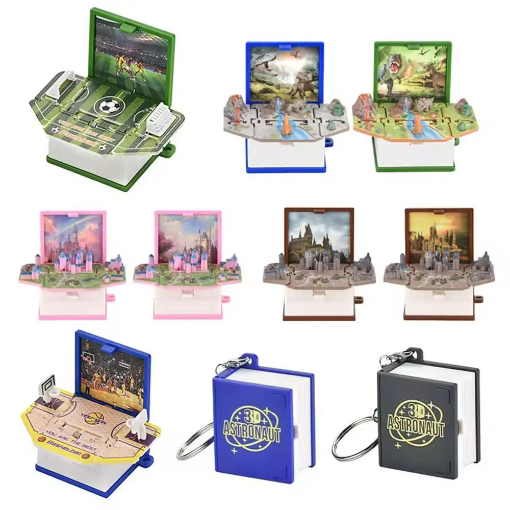 3D 공룡 접이식 책 열쇠고리 어린이용 신기한 공룡 세 - Outdoor Adventure Books 리뷰 및 가격