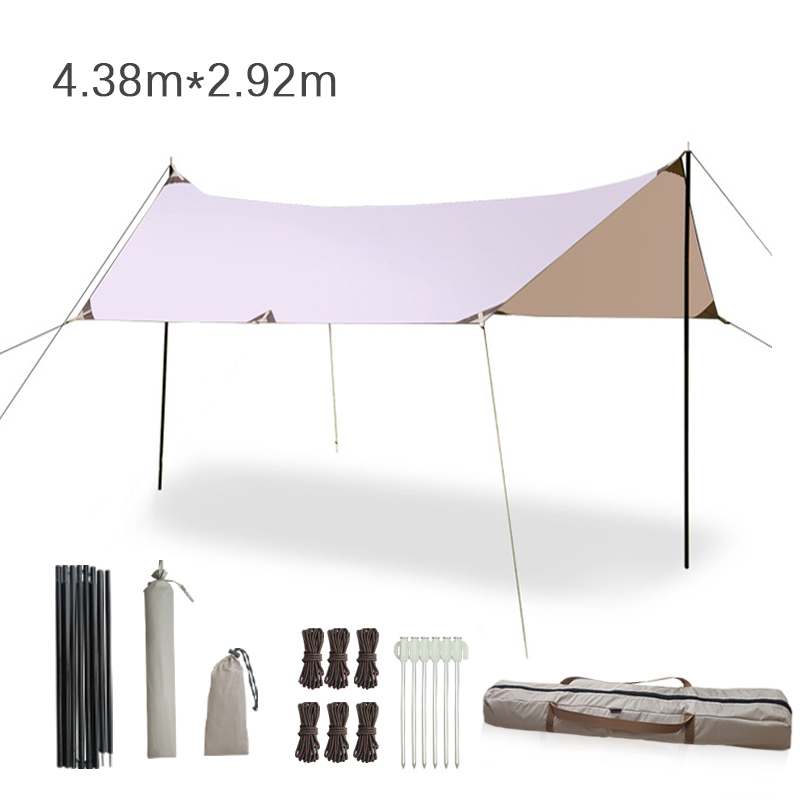 438*292cm 육각형 100% 방수 레인 플라이 타 - Hammock Rain Tarp 리뷰 및 가격
