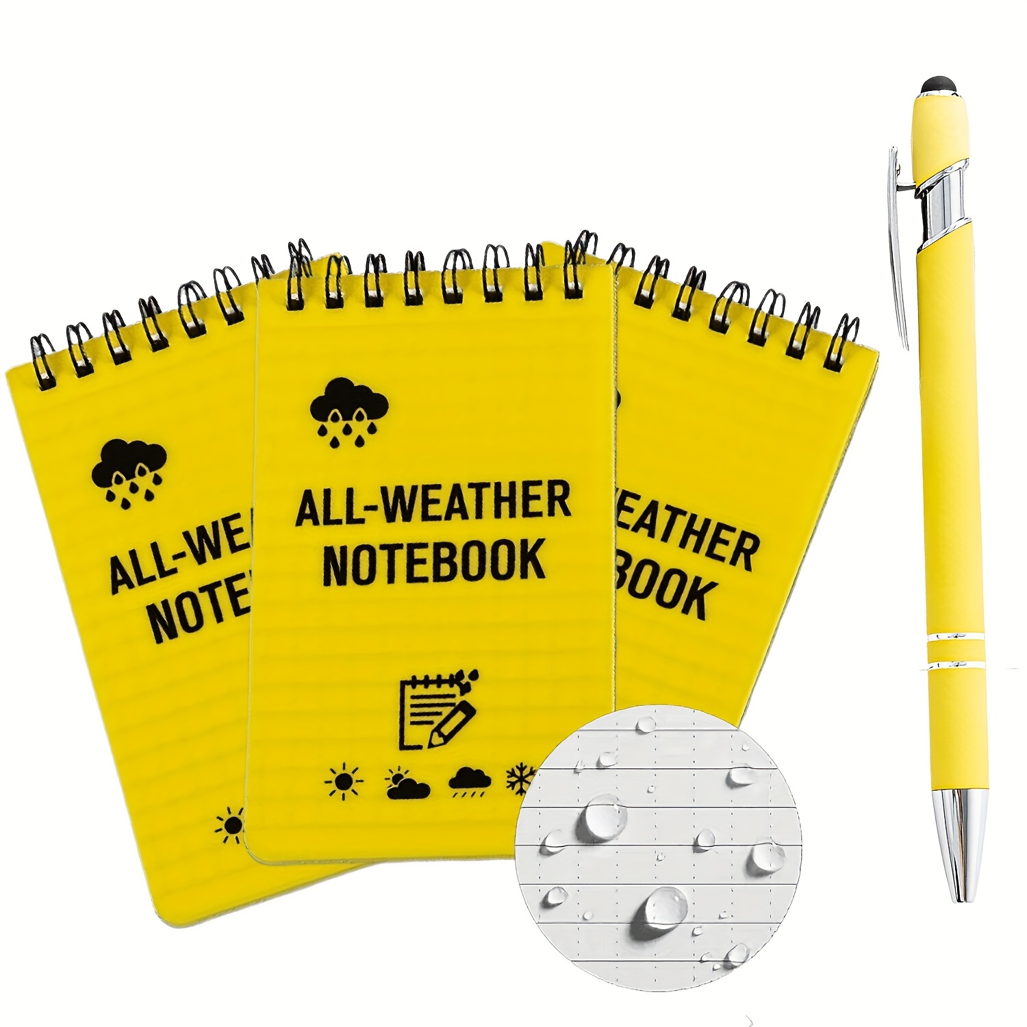 4pcs 날씨 야외 모험 포켓 노트북 세트 펜 포함 휴 - Outdoor Adventure Books 리뷰 및 가격