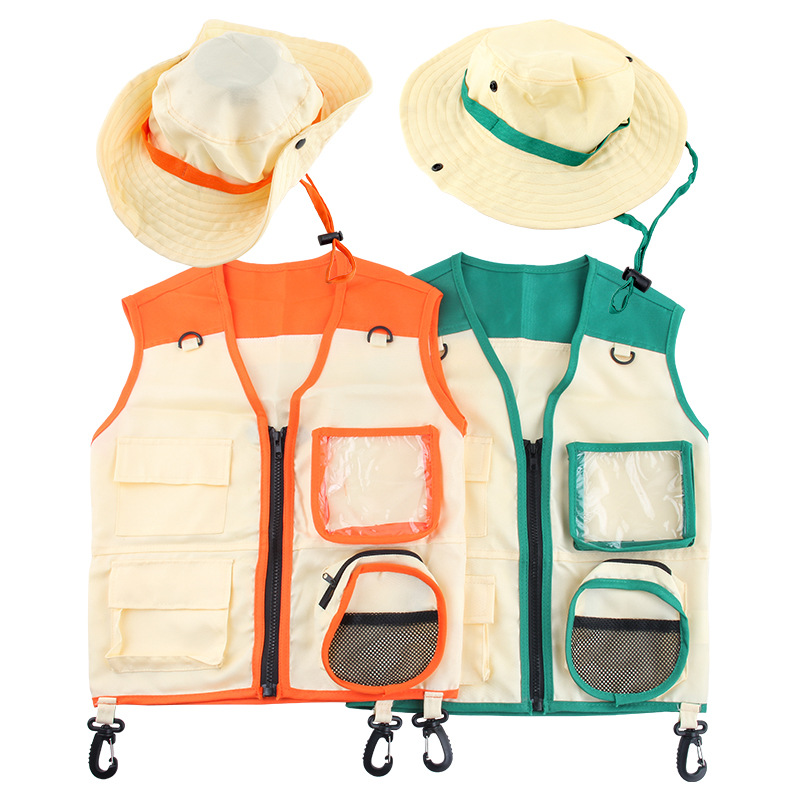 자연 탐험가 모험 키트 모자 조끼 소년 소녀 의상 야외 - Outdoor Adventure Kit For Boys 리뷰 및 가격