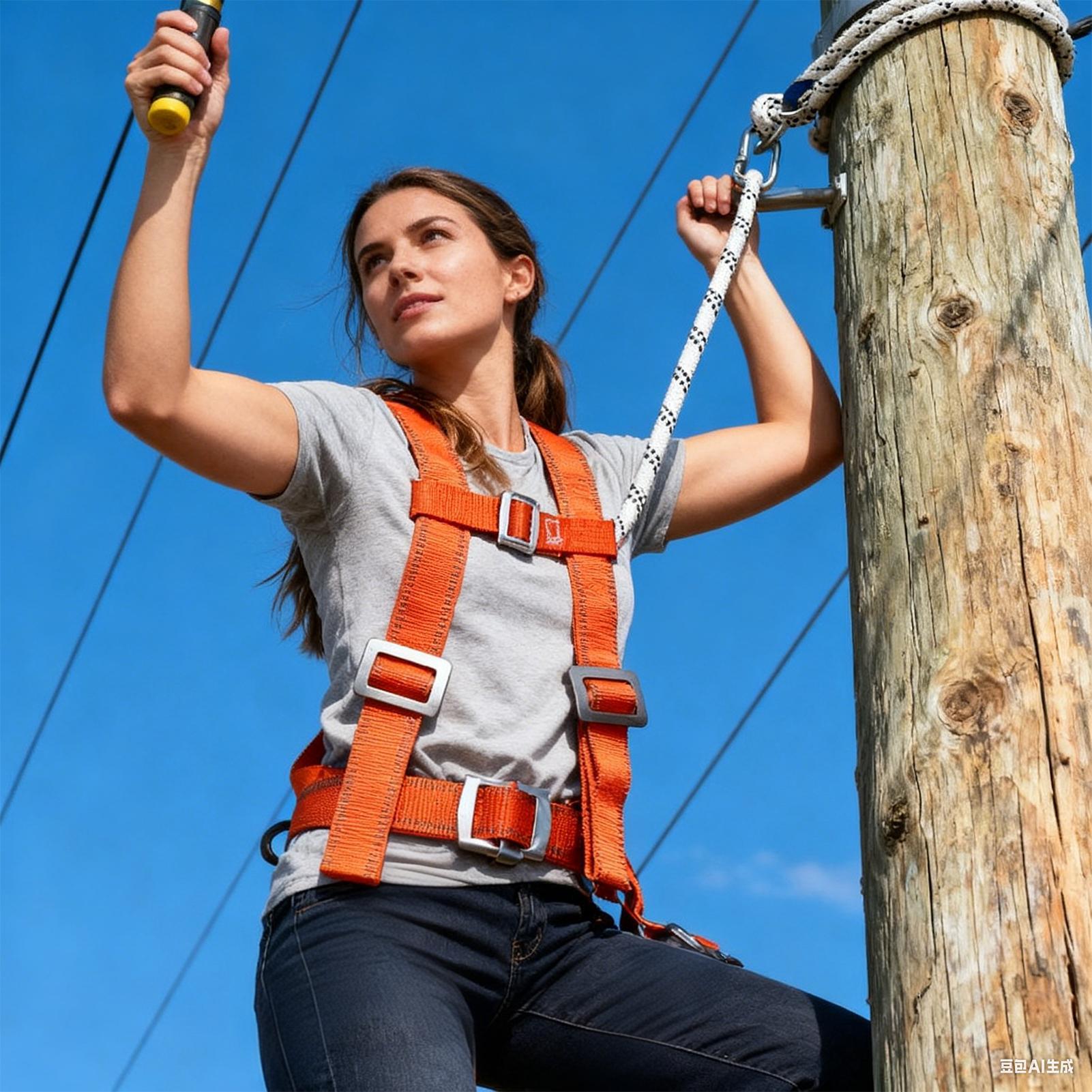 지붕 작업용 안전 하네스, 조절 가능한 야외용 장비,  - Harness Climbing Adjustable 리뷰 및 가격