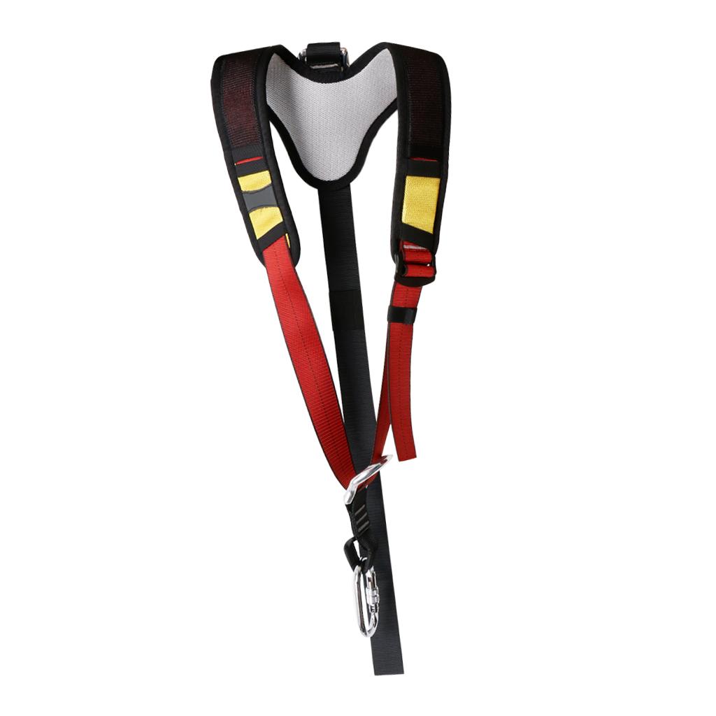 검정색 폴리에스테르 하네스 어깨끈 조절 가능한 소프트  - Harness Climbing Adjustable 리뷰 및 가격